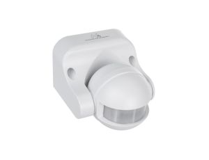 Czujnik ruchu PIR Maclean, na podczerwień, IP44, biały, zasięg 12m, max. obciążenie 800/1200W, MCE358 W