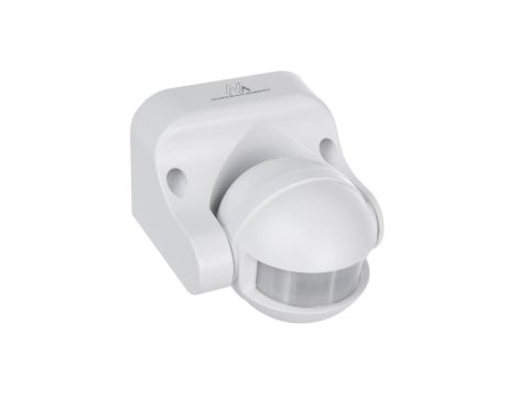 Czujnik ruchu PIR Maclean, na podczerwień, IP44, biały, zasięg 12m, max. obciążenie 800/1200W, MCE358 W