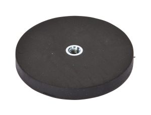 Akcesoria, Magnes, Ø66mm, Neodym-żelazo-bor, gwint wewnętrzny M6, guma AY000129