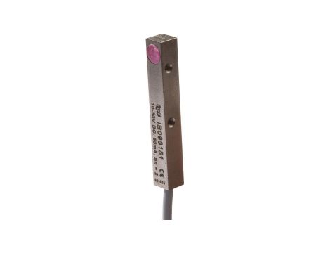 IB090151, czujnik indukcyjny, 55x8x8mm, płaski, Sn: 2, 10-30V DC, 0-140C, PNP NO, kabel 5m silikonowy, IP65