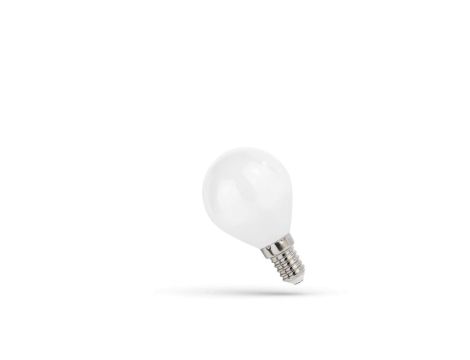 Żarówka LED E14 kulka 4W barwa ciepła 3000K WOJ+14504 Spectrum
