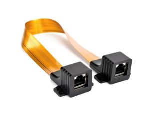 Złączka sieciowa przelotka okienna RJ45 kat.5e 17cm 24.2061
