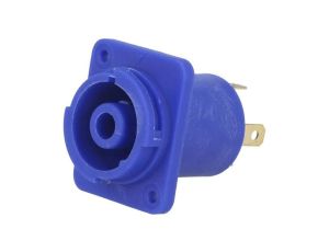 Złącze okrągłe konektory 4,8mm lutowanie CLIFFCON 20A 120VAC FCR2068