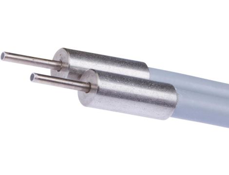 Bariera światłowodowa, 0,6m, gł: Stal nierdzewna 10long Ø1,5 Ø6, końcówka: M18x1 mosiądz, Sn: 180, -40-180C, IP67 LS060101