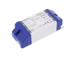 Zasilacz impulsowy LED 12W 12VDC 1A 220240VAC 82x36x24mm LNB1212CV