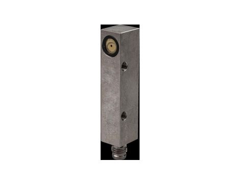PS130075, Czujnik laserowy, nadajnik przelotowy, 64x14x12mm, apertura Ø1mm, Sn: 5m, 12-32V DC, M8-złącze 3 pin, IP67 + szkło
