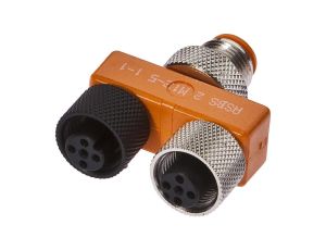 Rozdzielacz, okablowanie równoległe, 2x M12 5-PIN, M12 5-PIN VK001045