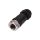 VK003C24, Gniazdo kablowe, proste, złącze śrubowe, Ø4-8mm, 4A, 240V, -25-90C, M12 żeńskie 4pin, IP67, PBT