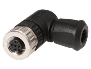 Gniazdo kablowe, złącze śrubowe, Ø4-8mm, 7.5A, 250V, -30-130C, M12 żeńskie 4-PIN, IP67, PA 6 VK003520