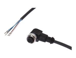 Kabel przyłączeniowy, 30m, M12 żeński 4-PIN kątowy, Końcówka wolna, 4x0,34mm, PUR VKC00321