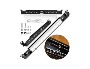 Panel LED do szafy RACK 19 1U czarny