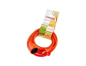 Przedłużacz ogrodowy budowlany 10m 2x1mm Schmith