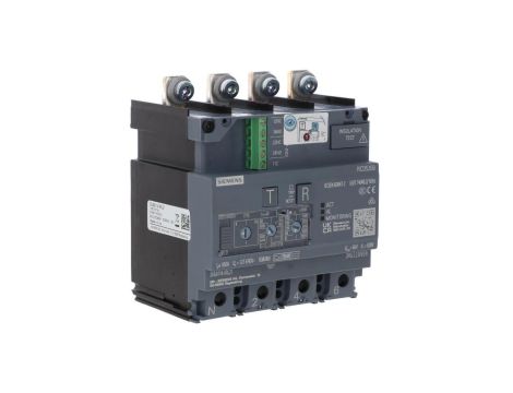 Moduł różnicowoprądowy RCD520B typu B/B+ montowany od dołu 4P do 3VA11 3VA9114-0RL21