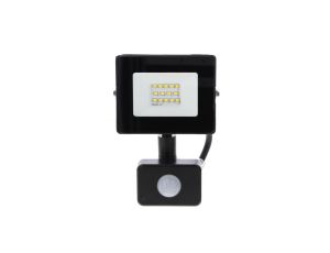 NAŚWIETLACZ LED SMD KASTEL 10W 4000K 800LM IP65 CZARNY CZ. PIR C64-S-LFK-010BL-4K