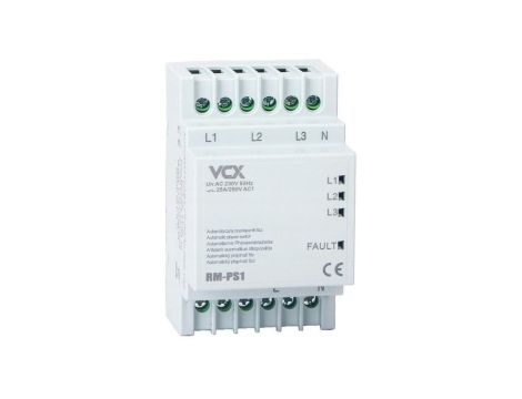 Automatyczny przełącznik faz 3x230V+N RM-PS1 VCX