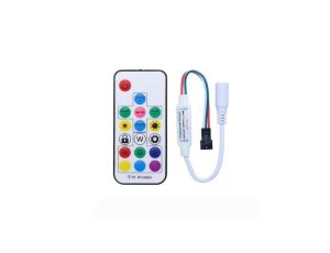 Kontroler sterownik RGB RF IC TM1814b 5-24VDC 17 przycisków max 1024 pikseli Digital