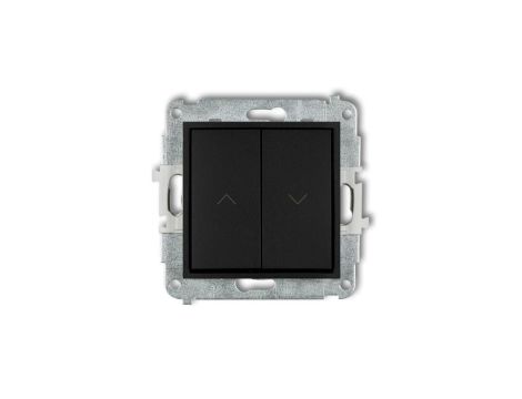 ICON Mechanizm łącznika żaluzjowego z podtrzymaniem czarny mat 12IWP-88
