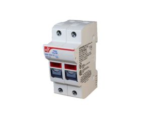 Rozłącznik, podstawa bezpiecznikowa PMX 2P do bezpieczników 10x38 , 1000V DC, 32A, dla instalacji PV z sygnalizacją 485153