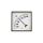 Amperomierz analogowy 96x96 N:IP52 A606:zakr.pom.10V MA19