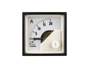 Amperomierz analogowy 48x48 I:IP65 A210:zakr.pom.25A MA16