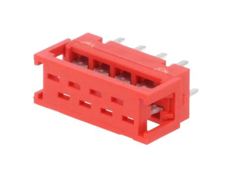 Micro-MaTch adapter 8-pin IDC,THT na PCB, do kabla taśmowego 7-215570-8