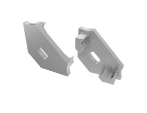 Końcówka profil KĄT do LED C popiel