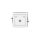 DECO Mechanizm gniazda komputerowego pojedynczego 1xRJ45, kat. 5e, 8-stykowy, biały mat 25DGK-1