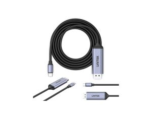 UNITEK Kabel USB typ-C / DisplayPort 1.4 8K@60 (wtyk / wtyk) 1,8m