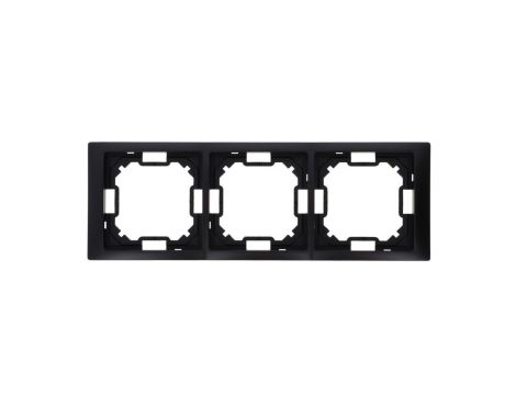 Simon Basic Ramka 3-krotna Neos IP20 czarny mat BMRC3/49