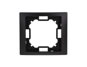 Simon Basic Ramka 1-krotna Neos IP20 czarny mat BMRC1/49