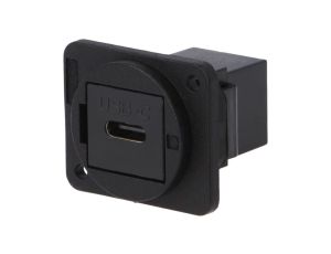 Łącznik USB C - USB C FT plastik 19x24mm CP30201X