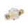 Gniazdo bananowe 3mm 60A 54,5mm czarno-przezroczysty złocony CL159802A
