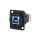 Łącznik USB A - USB B 3.0 FT metal 19x24mm CP30206NMB