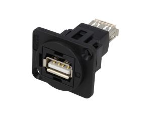 Łącznik USB A - USB A 2.0 FT plastik 19x24mm CP30208N