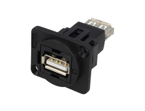 Łącznik USB A - USB A 2.0 FT plastik 19x24mm CP30208N