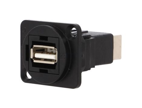 Łącznik USB A - USB B 2.0 FT metal 19x24mm CP30209NMB