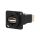 Łącznik USB A - USB B 2.0 FT metal 19x24mm CP30209NMB