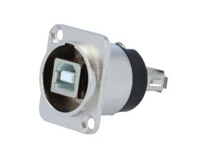 Adapter USB A - USB B 2.0 gniazdo-przód FT CP30111