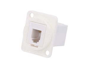 Łącznik FT Układ RJ9 4p4c gniazdo z obu stron 19x24mm CP30228W