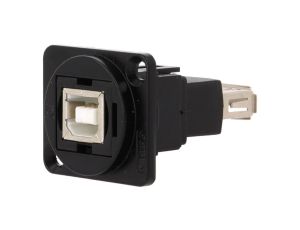 Łącznik USB A - USB B 2.0 FT metal 19x24mm CP30207NMB
