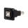 Łącznik USB A - USB B 2.0 FT metal 19x24mm CP30207NMB