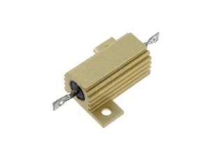 Rezystor drutowy z radiatorem przykręcany 25W 4,7 Ohm 6-1625971-4