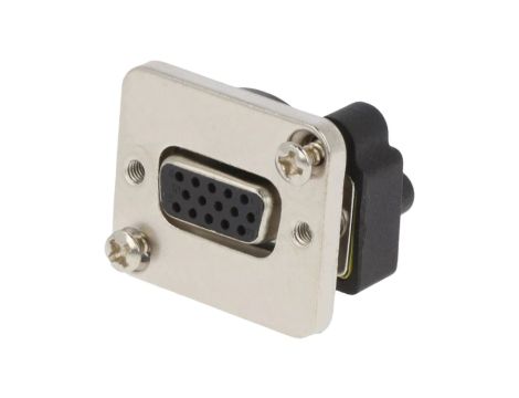 Łącznik D-Sub srebrny XLR 19x24mm CP30229M