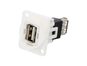 Łącznik USB A - USB A 2.0 FT plastik 19x24mm CP30208NW