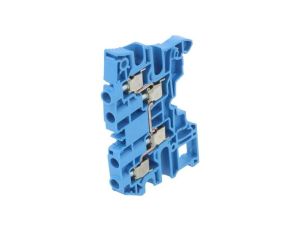 Zacisk rozgałęźny szynowy SNK 0,26mm2 drogi 1 zaciski 4 niebieski 1SNK506022R0000 (ZS6-4S-BL)