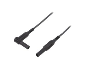 Przewód pomiarowy 1kVDC 10A 1,5m czarny Izolacja silikon CIH30241B