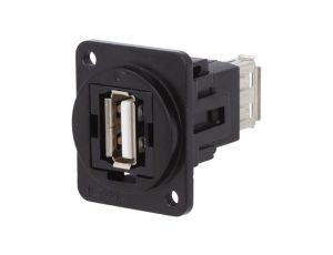 Łącznik USB A - USB A 2.0 FT metal 19x24mm CP30208NM3B