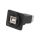 Łącznik USB B - USB B 2.0 FT metal 19x24mm CP30203NM3B