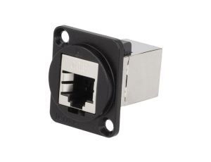 Łącznik FT RJ45 8p8c Kat 6 ekranowane 19x24mm metal CP30222SMB