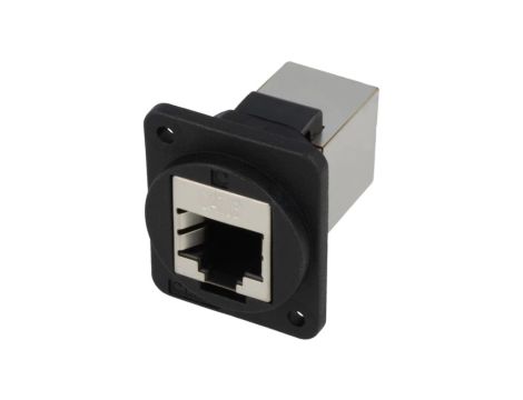 Łącznik FT RJ45 8p8c Kat 6 ekranowane 19x24mm plastik CP30222SX